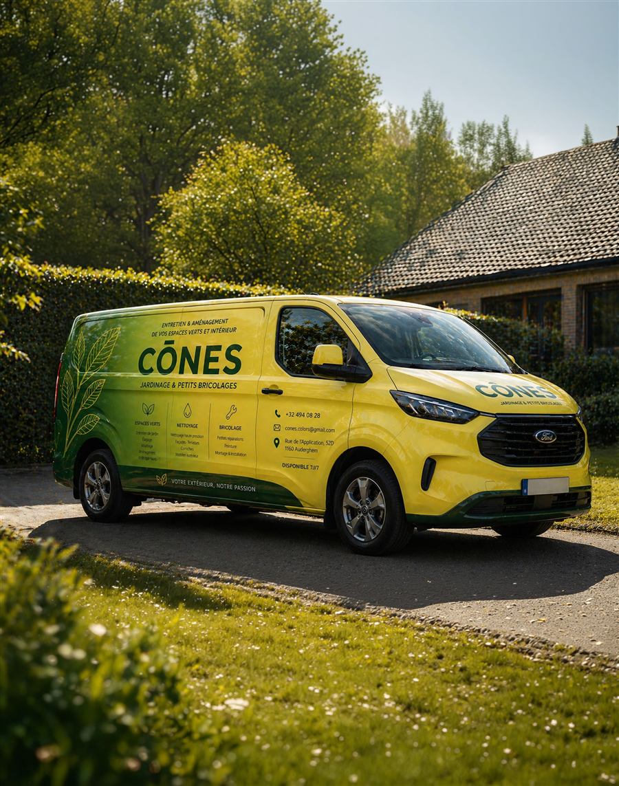 Cônes — Camionnette